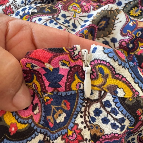 Veronica Beard Colorful Paisley Blouse - Picture 9 of 15